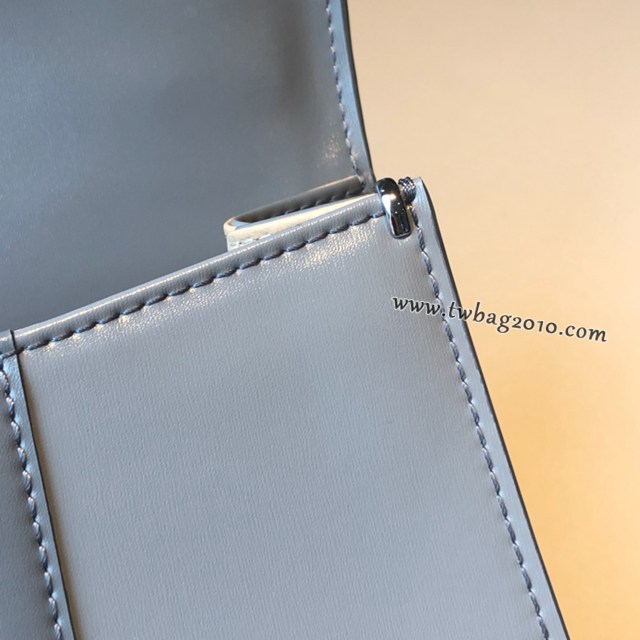 Delvaux頂級原單Brillant box皮雙環白色手提女包 德爾沃專櫃經典款Brillant PM包袋 bxs1121